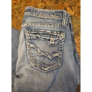 Big Star Maddie Capri Jeans‎ Women's 29 Blue stretch Denim
